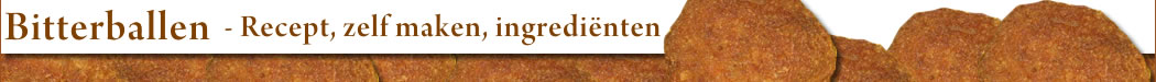 Bitterballen - Recept, maken, ingredi&euml;nten, bitterbal, Dutch meatball, croquette