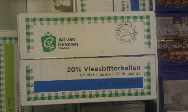 Ad van Geloven 20% vleesbitterballen