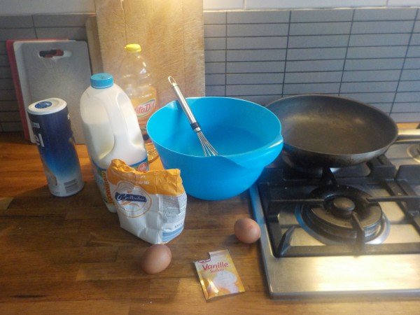 Pannenkoeken bakken ingrediënten