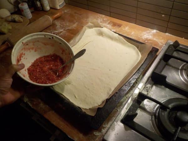 Recept pizza maken