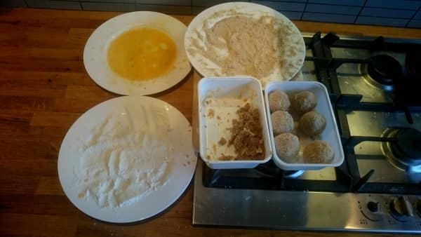 Shoarmabitterballen maken