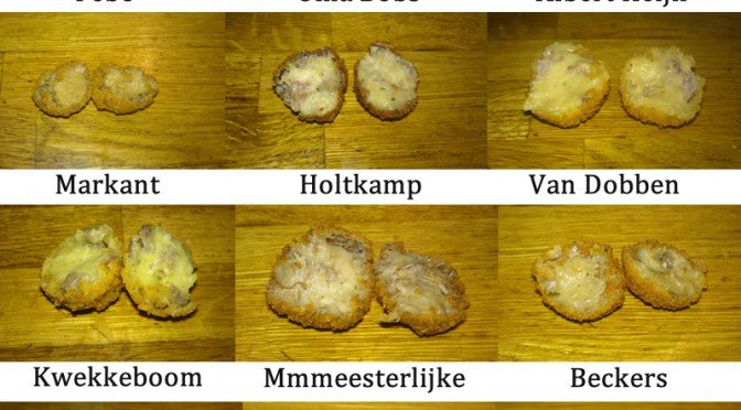 Van Dobben, Kwekkeboom, Holtkamp, Albert Heijn, Oma Bobs bitterballen