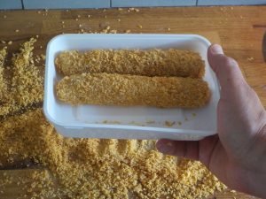 Fried Chicken Crispy Corn Flakes Roll - Dutch recipe Kipcorn - KipKorn