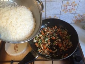 Nasi recept voor nasischijf