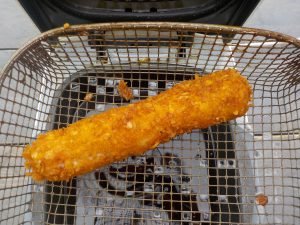 Fried Chicken Roll with Crispy Corn Flakes Crust