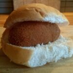 Broodje zelfgemaakte kroket