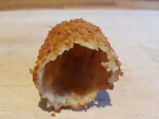 Leeggelopen kroket korst